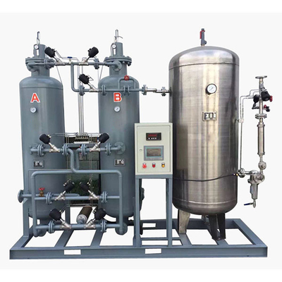 Generador de gas de oxígeno médico de acero inoxidable de 5 Nm3/h, generador de oxígeno de 300 ppm Sistema PSA