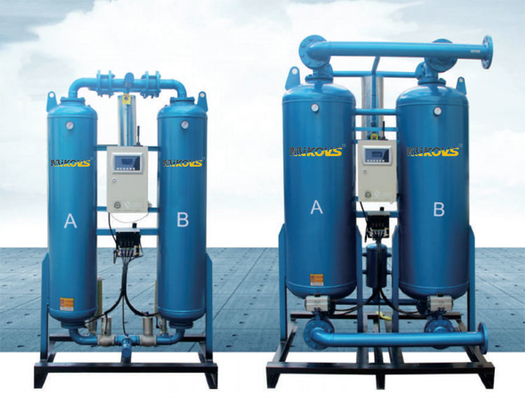 Secador de aire regenerativo microcalentado de 100NM3/min, 6 bar, secador de adsorción sin calor