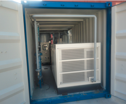 Generador de nitrógeno de alta pureza de 1,0 kW 2000 Nm3/H, generador de N2 de membrana al 95%